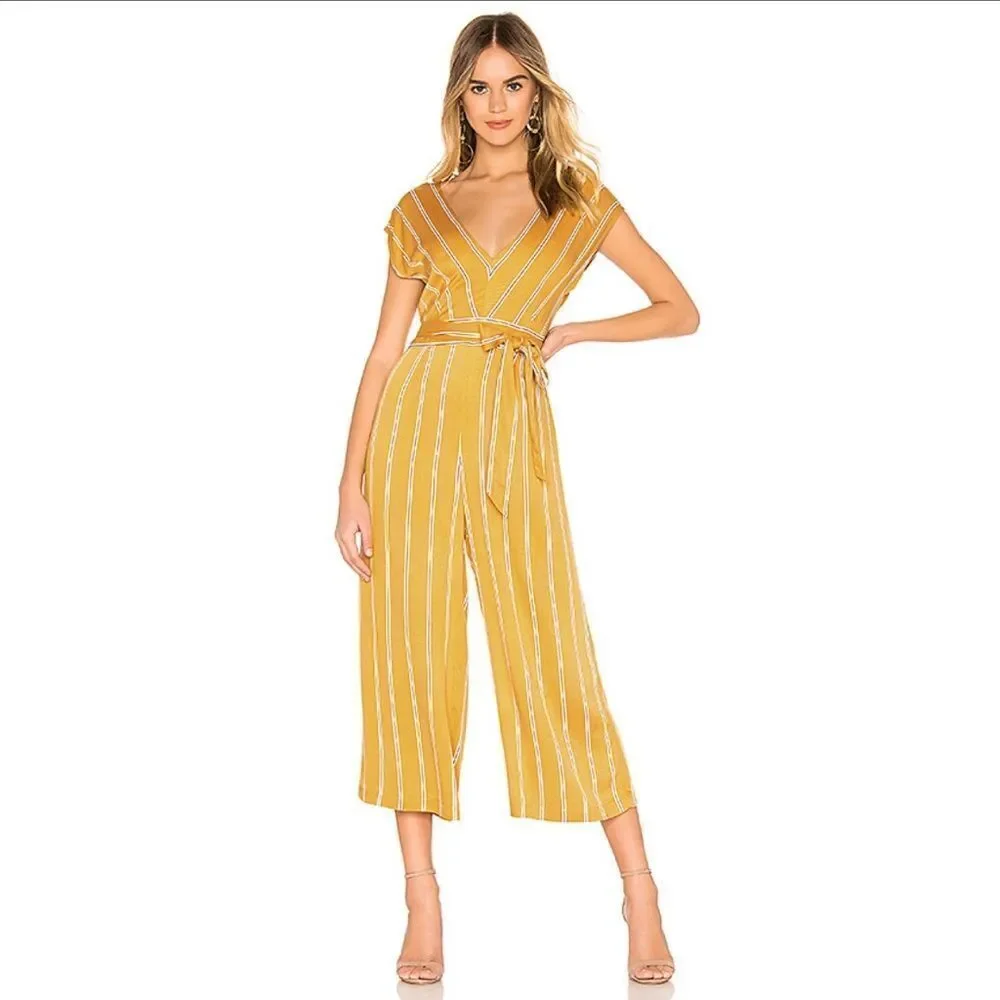 BB Dakota • Yellow All The Right Moves Jumpsuit